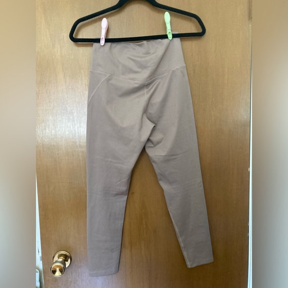 Girlfriend Collective Taupe (Limestone) Compressive High/Rise Leggings S - Picture 8 of 10